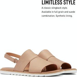 Ella II 2 Slingback Sandals Flats Sorel 8 New